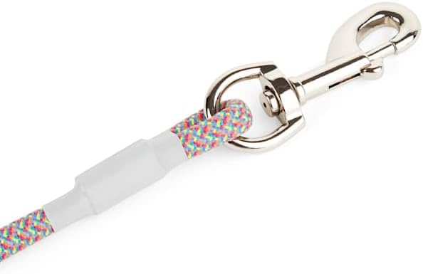 Youly 5/16" Multicolored Reflective Dog Leash, 5 Ft.