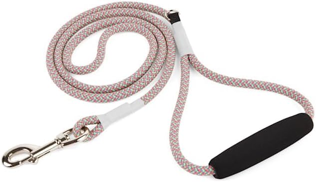 Youly 5/16" Multicolored Reflective Dog Leash, 5 Ft.