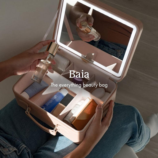 MakeUp Essential Travel Bag, - Baia (Nude)