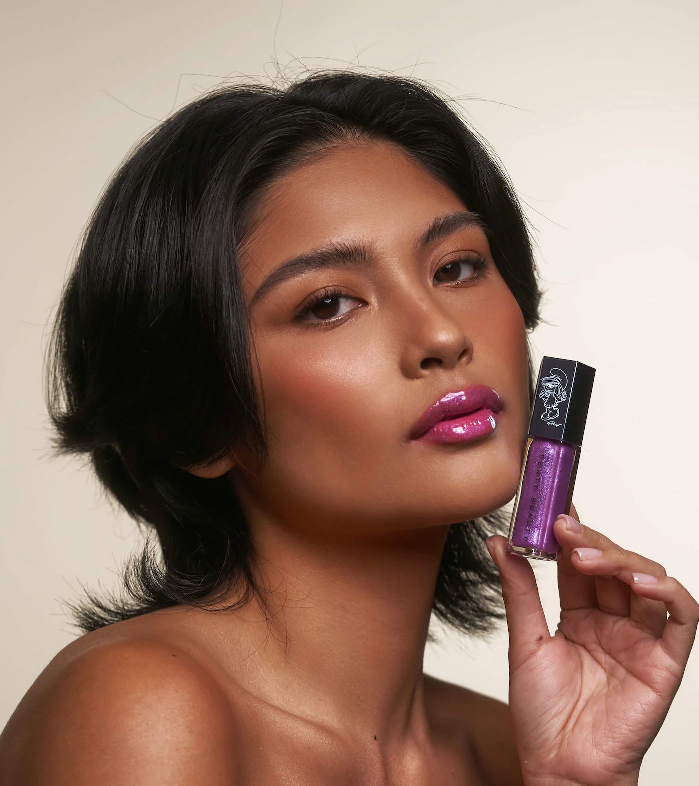 Fenty Beauty Smurfette Smooches Lip Essentials Duo + Keychain